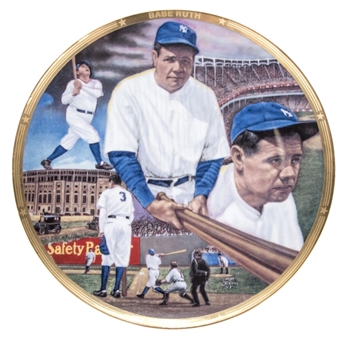 1992 Babe Ruth Sports Impression Collector Plate 